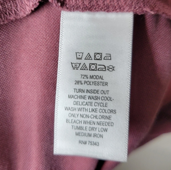 Cynthia Rowley Women's Purple Modest Mini Dress Stretch Waist Pockets Size M - Picture 9 of 9